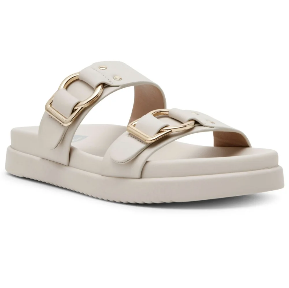 NWB DV Dolce Vita Women's Footbed Sandal Cream Size‎ 10